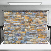 Aperturee - Aperturee Mottled Cool Toned Rock Wall Photography Backdrop